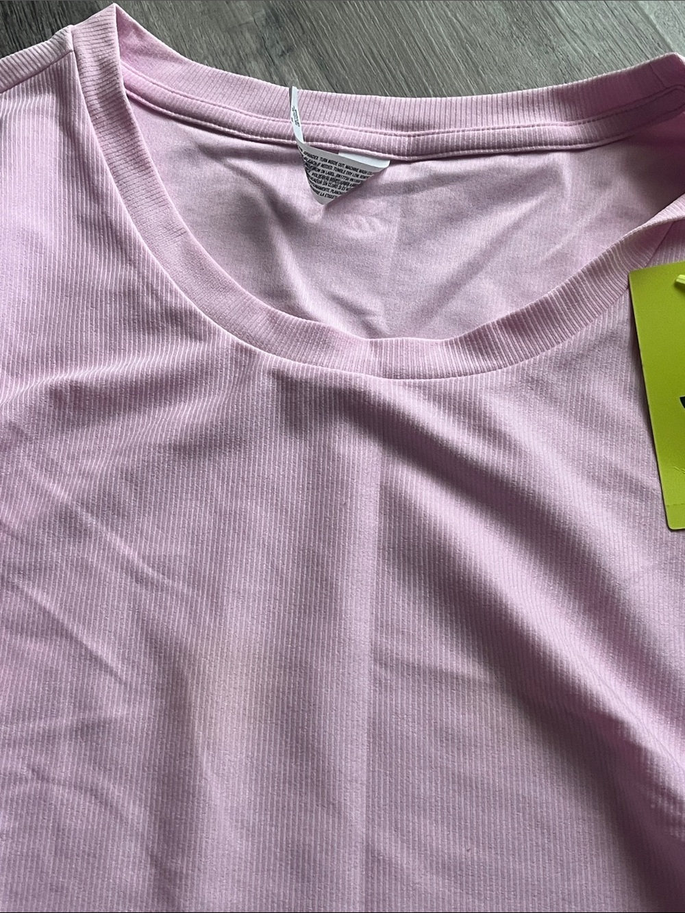 all in motion Light Pink Long Sleeve Ruched Side Top - Picture 6 of 7